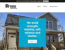 Tablet Screenshot of habitatmonmouth.org